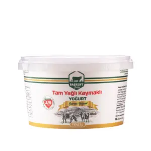 BAŞKENT JERSEY TAM YAĞLI KAYMAKLI YOĞURT 950GR.